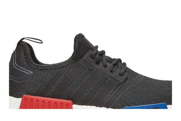 adidas NMD R1 Refined Core Black Cloud White Red (GS)