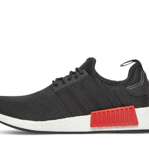 adidas NMD R1 Refined Core Black Cloud White Red (GS)