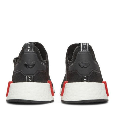 adidas NMD R1 Refined Core Black Cloud White Red (GS)