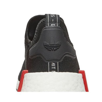 adidas NMD R1 Refined Core Black Cloud White Red (GS)