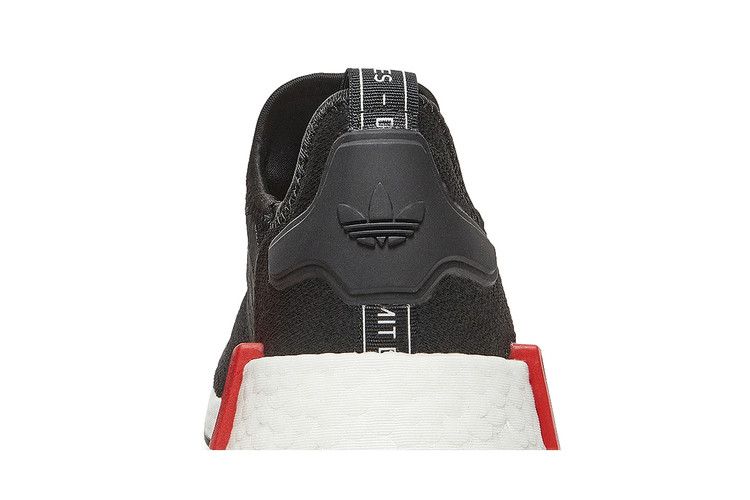 adidas NMD R1 Refined Core Black Cloud White Red (GS)