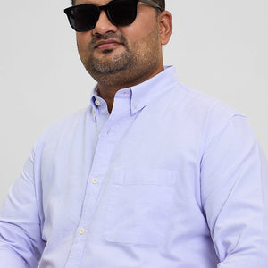 Light Blue Button Down Regular Fit Shirt