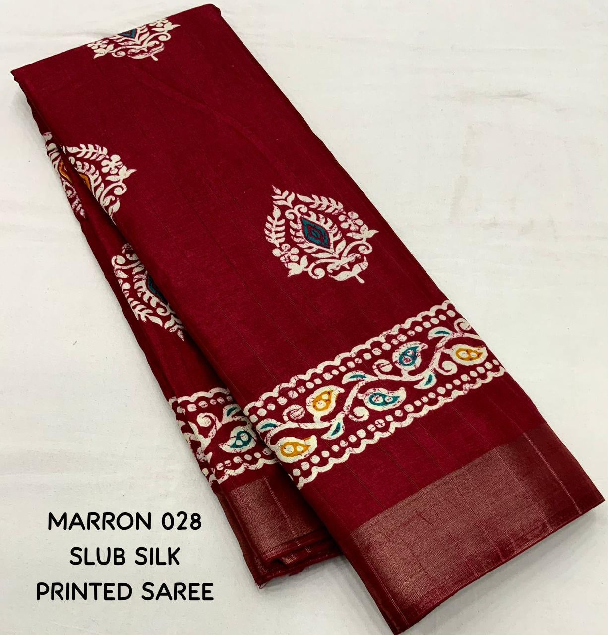 Soft Silk Batik Print Saree