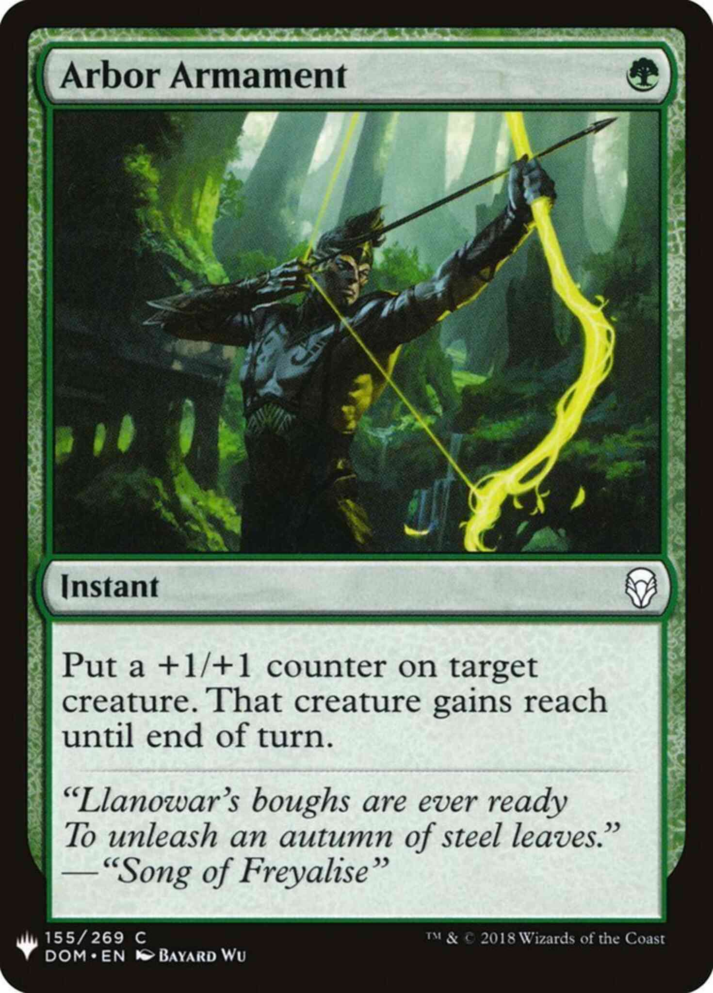 Arbor Armament [DOM-155] [The List] [Non-Foil]