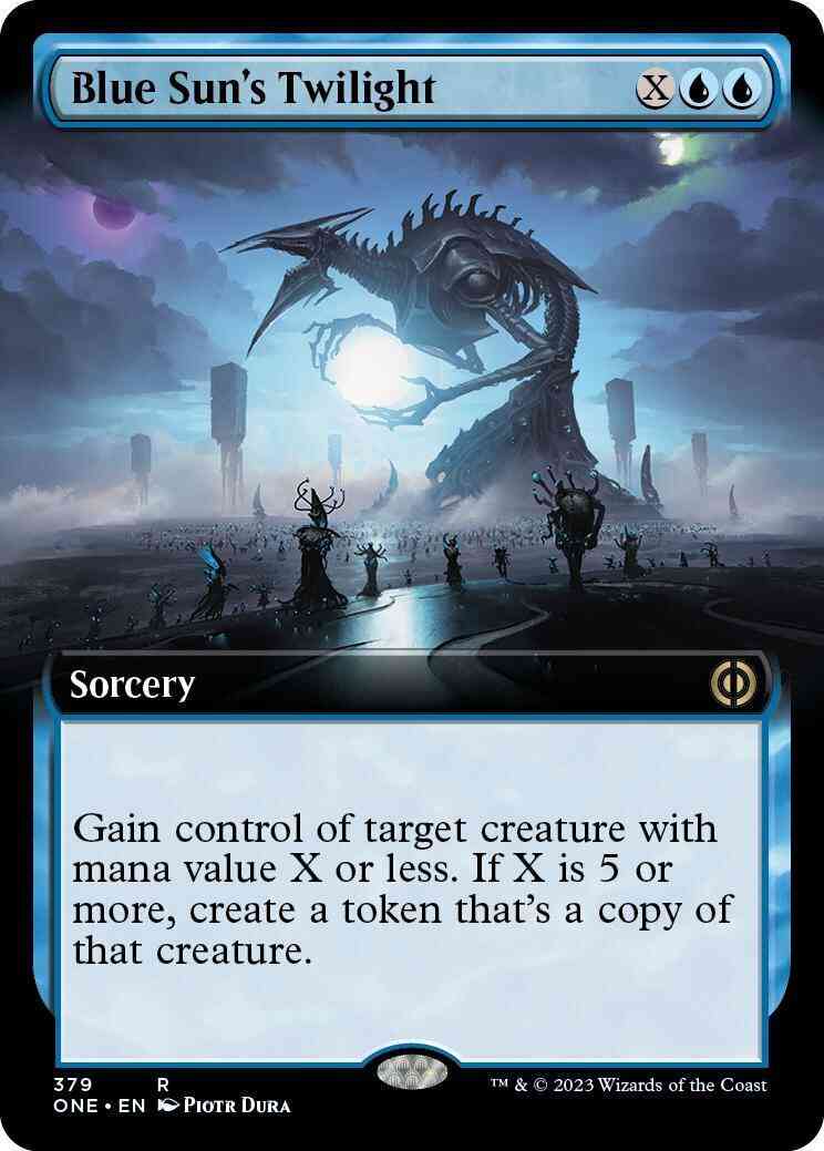 Blue Sun's Twilight [379] [Extended Art] [Phyrexia: All Will Be One] [Non-Foil]