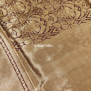 Janhvi Kapoor Inspired Pure Designer Katan Banarasi Saree