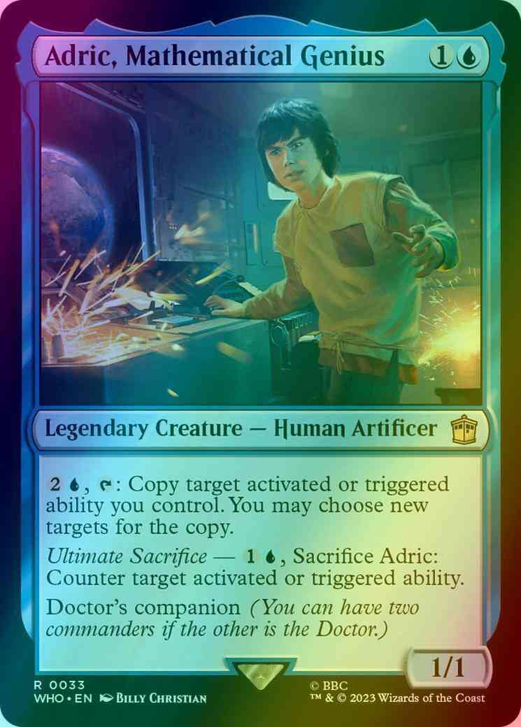 Adric, Mathematical Genius [33] [Universes Beyond: Doctor Who] [Foil]