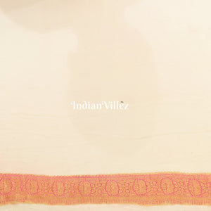 Flower Design Banarasi Khaddi Georgette Saree