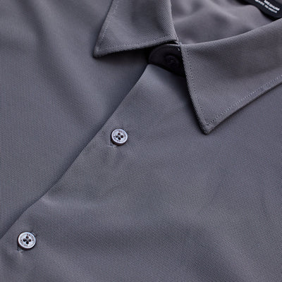 Grey Stretchable Slim Fit Shirt