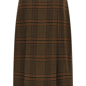Saint Laurent Prince Of Wales Skirt