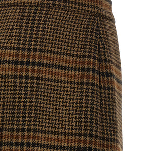 Saint Laurent Prince Of Wales Skirt
