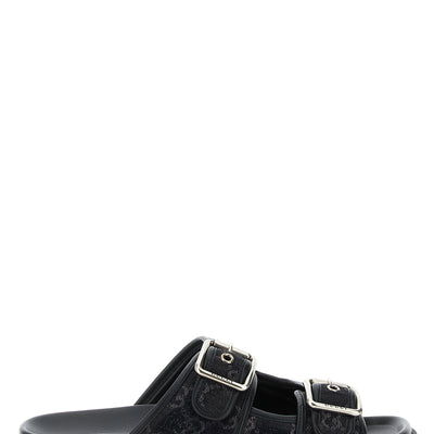 Gucci Gg Denim Slides