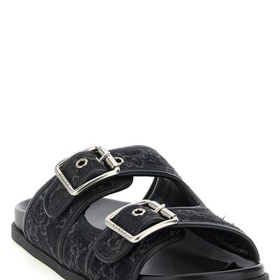 Gucci Gg Denim Slides