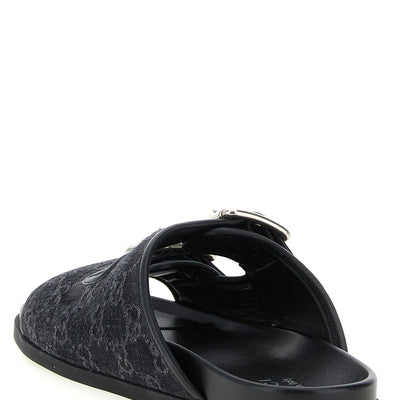 Gucci Gg Denim Slides