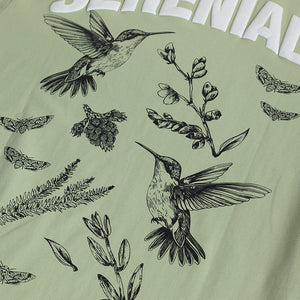 Serenial Light Green Oversized Fit T-Shirt