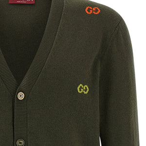 Gucci Gg Intarsia Cardigan