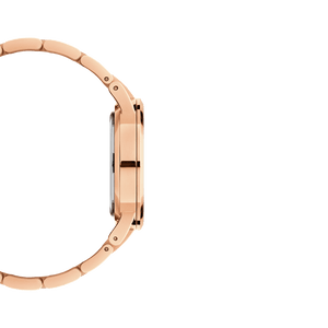 Iconic Link Amber Brown & Rose Gold 32mm