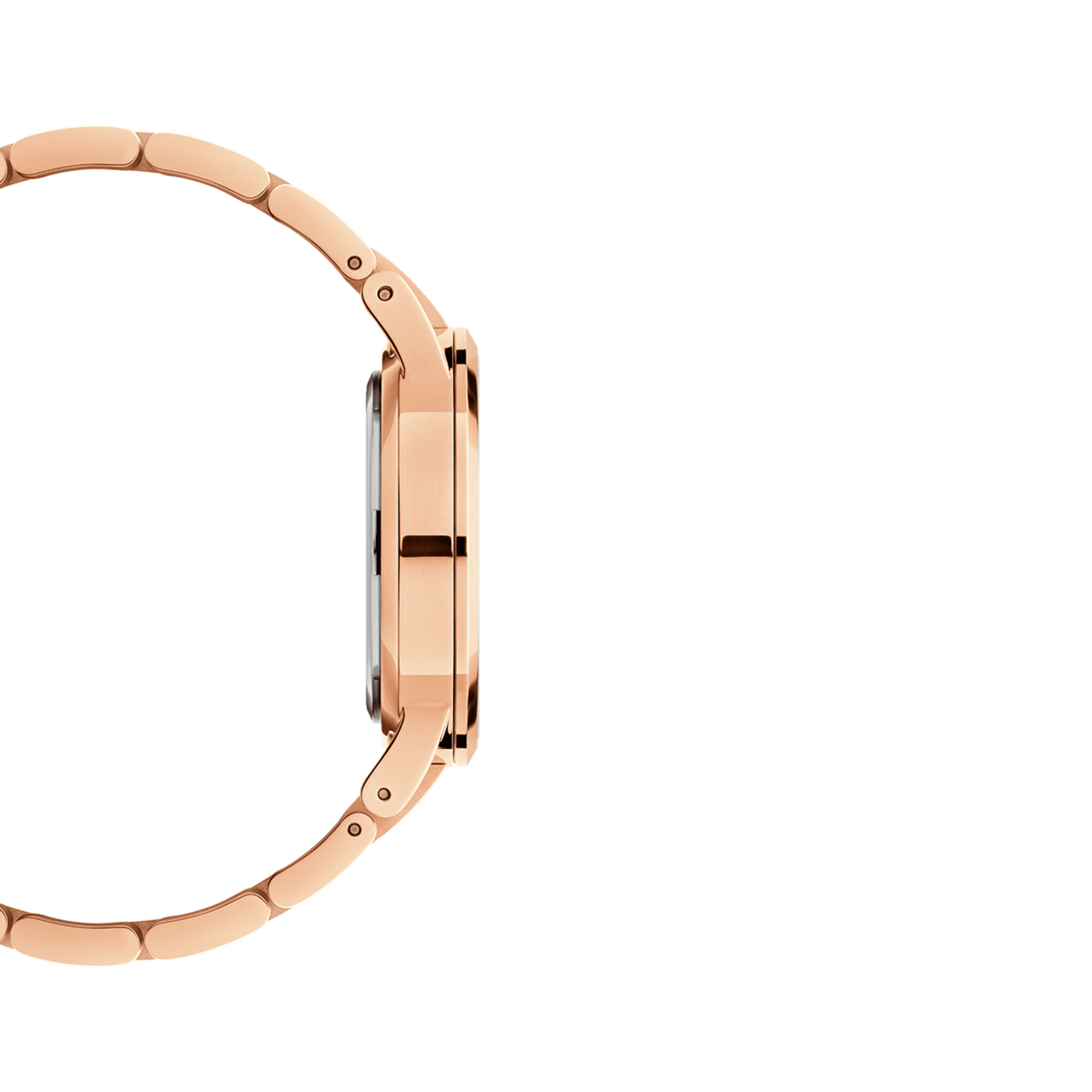 Iconic Link Amber Brown & Rose Gold 32mm