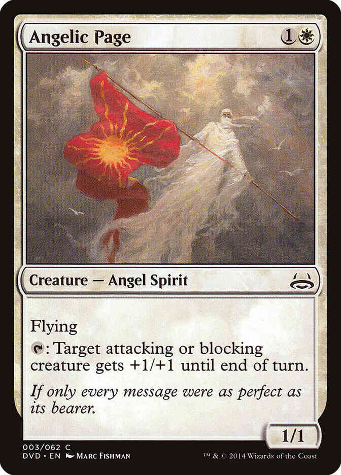Angelic Page [3] [Duel Decks Anthology: Divine vs. Demonic] [Non-Foil]