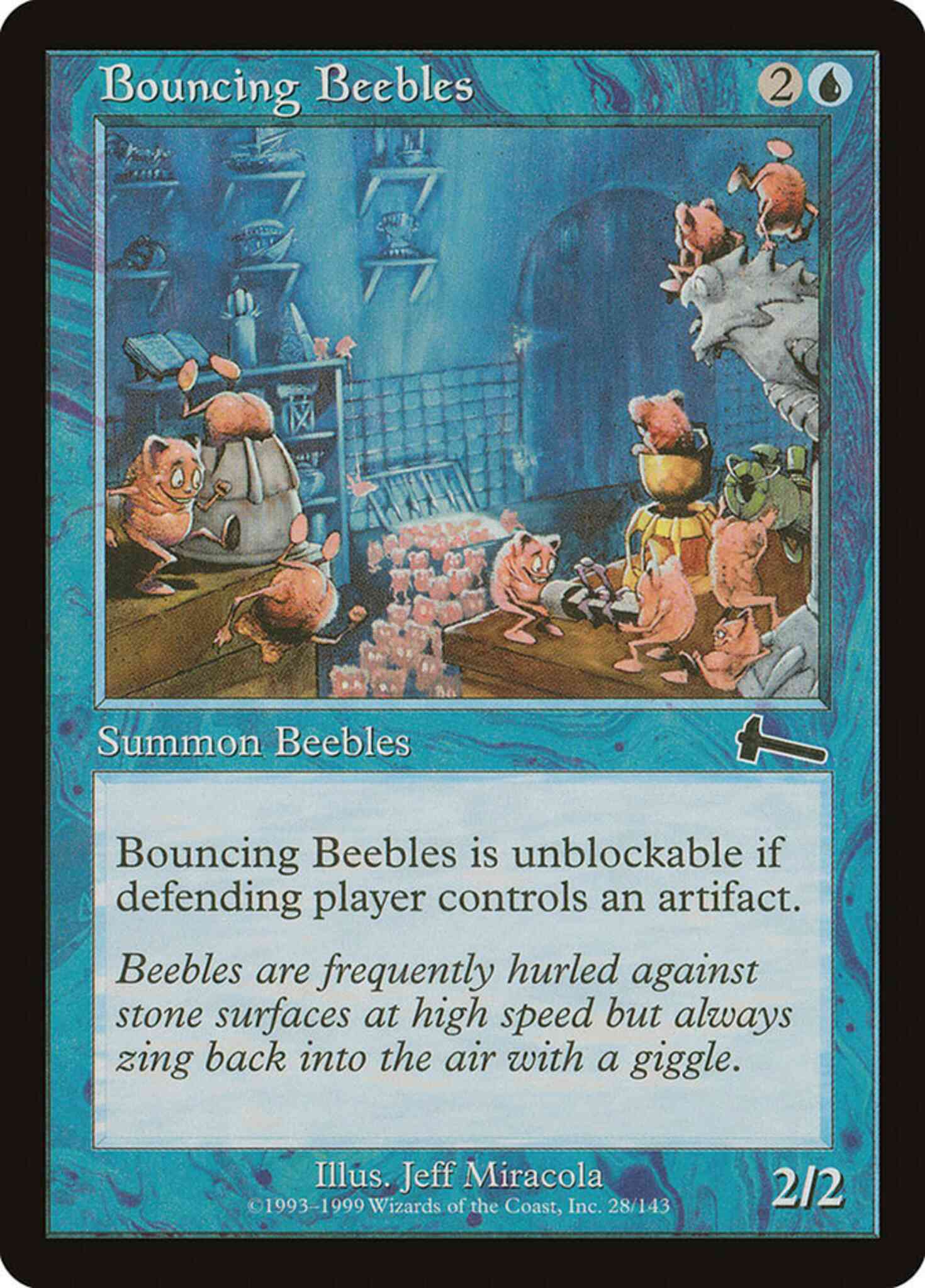 Bouncing Beebles [28] [Urza's Legacy] [Non-Foil]