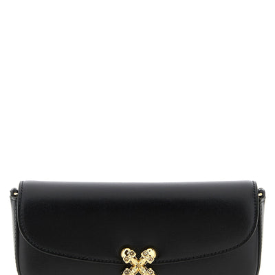 Alexander McQueen Skull Flower Small Crossbody Bag