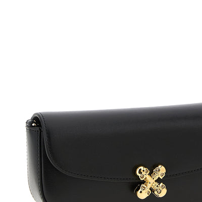 Alexander McQueen Skull Flower Small Crossbody Bag
