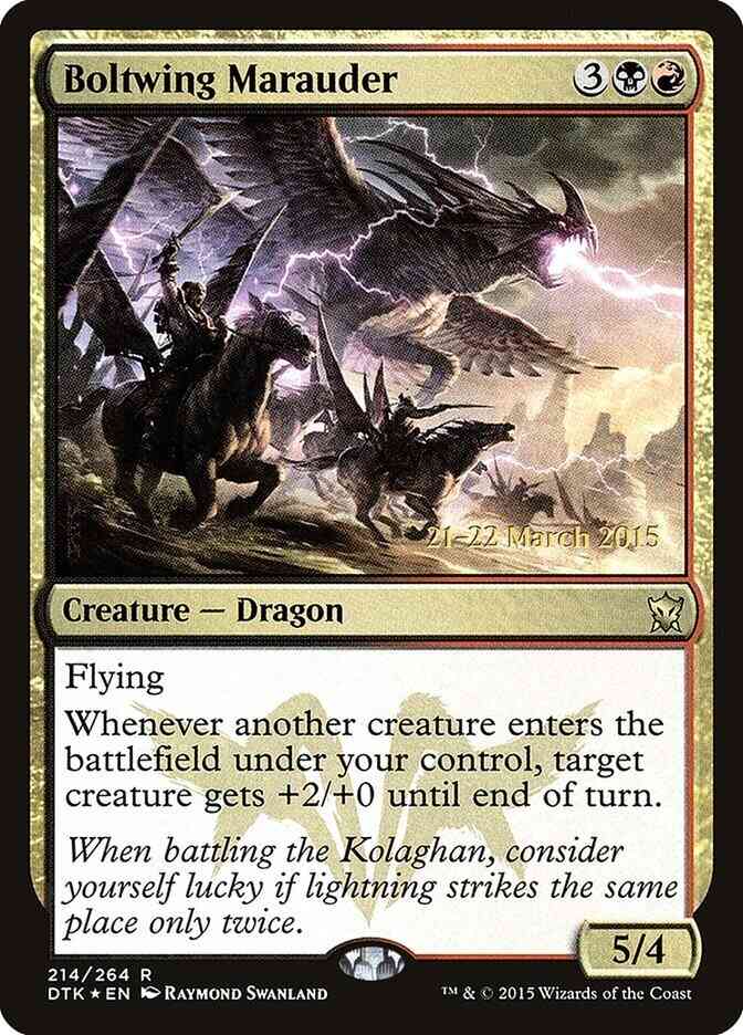 Boltwing Marauder [214s] [Dragons of Tarkir Promos] [Foil]