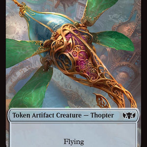 Bird Token (02) // Thopter Token (33) [TDM/TDC Set Symbol] [Tarkir: Dragonstorm: Commander: Tokens] [Non-Foil]
