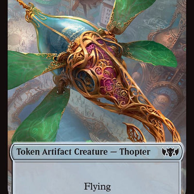 Bird Token (02) // Thopter Token (33) [TDM/TDC Set Symbol] [Tarkir: Dragonstorm: Commander: Tokens] [Non-Foil]