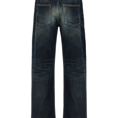 Alexander McQueen Wide Leg Jeans