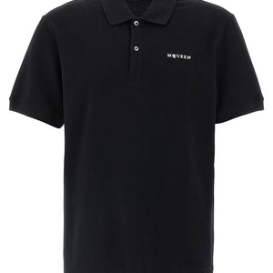 Alexander McQueen Logo Embroidery Polo Shirt