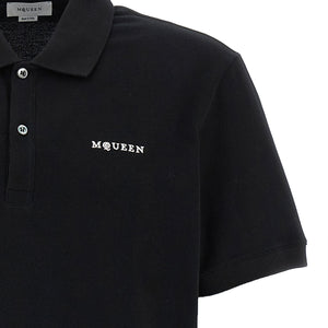Alexander McQueen Logo Embroidery Polo Shirt