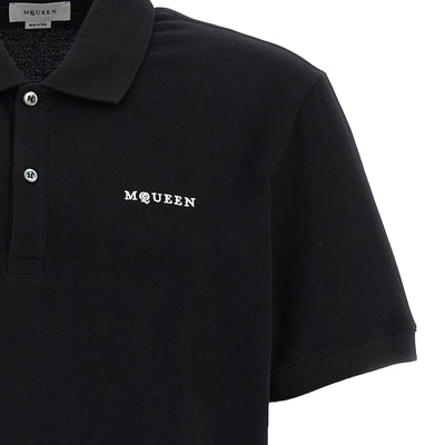 Alexander McQueen Logo Embroidery Polo Shirt