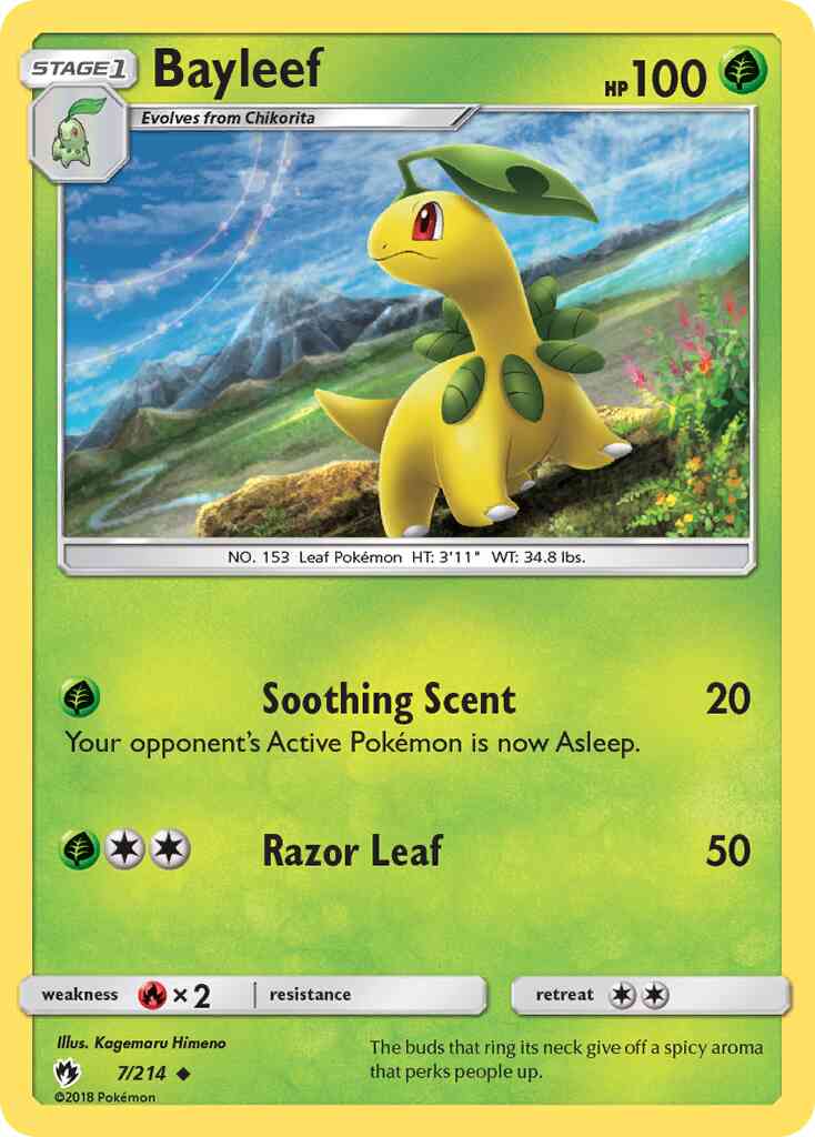 Bayleef - 7/214 - Uncommon [sm8-7] [Non-Holo]