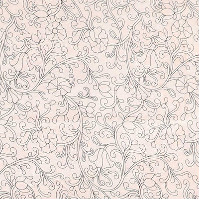 Red unique floral machine-printed kalamkari cotton saree, contrast floral border & floral & diamond pallu
