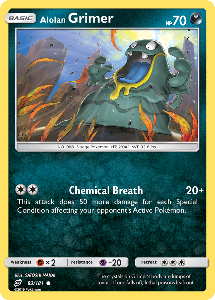 Alolan Grimer - 83/181 - Common