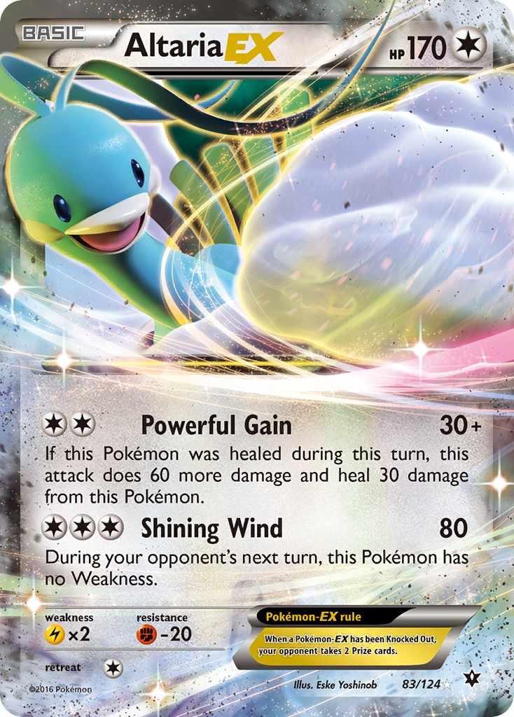 Altaria-EX - 83/124 - Rare Holo EX