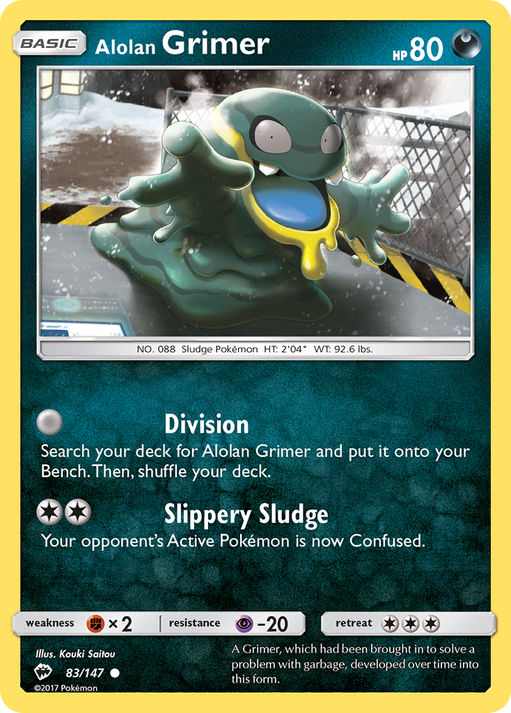 Alolan Grimer - 83/147 - Common