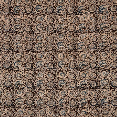 Yellow Plain Bengal Cotton Saree With Printed Blouse