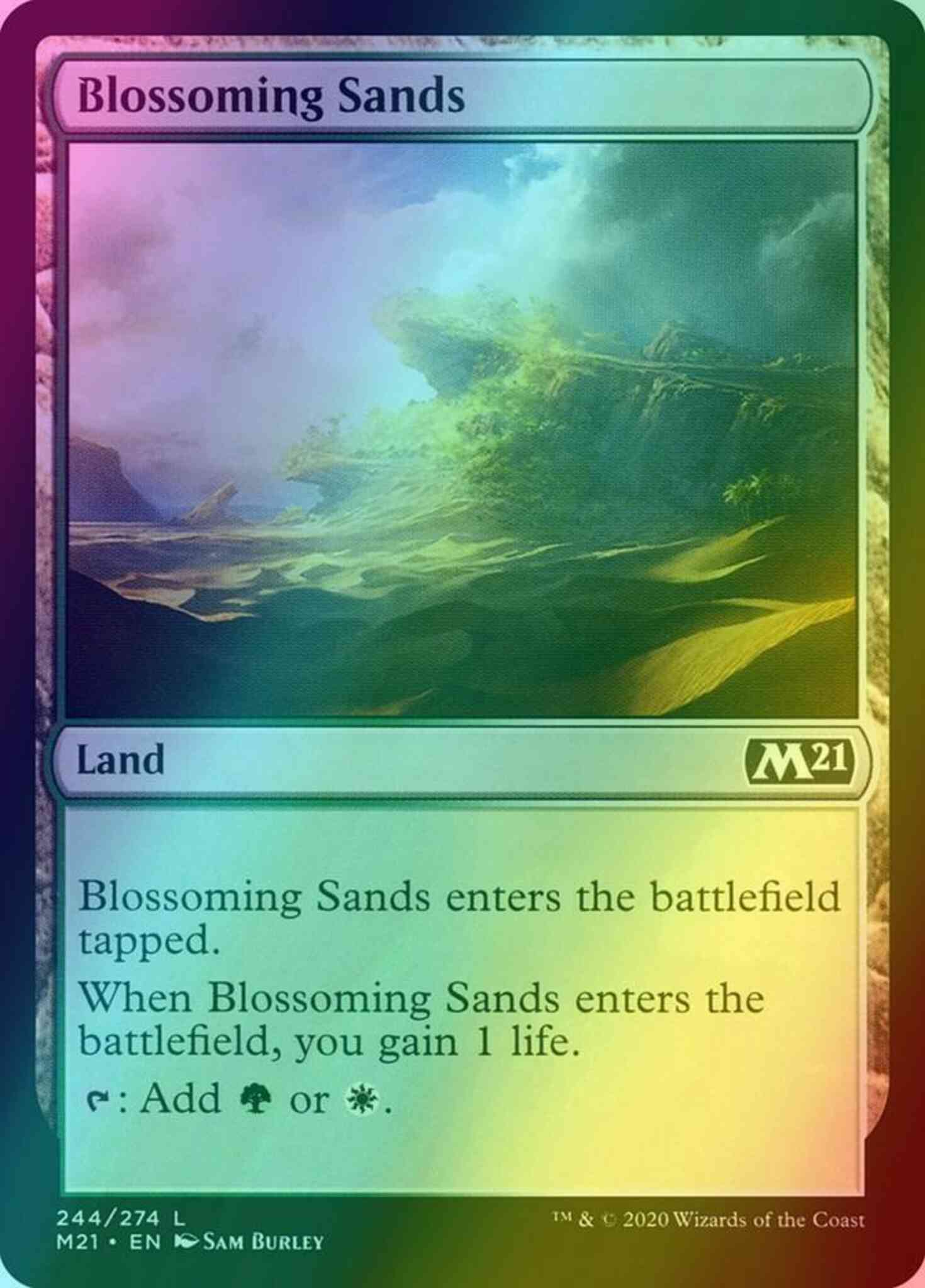 Blossoming Sands [244] [Core Set 2021] [Foil]
