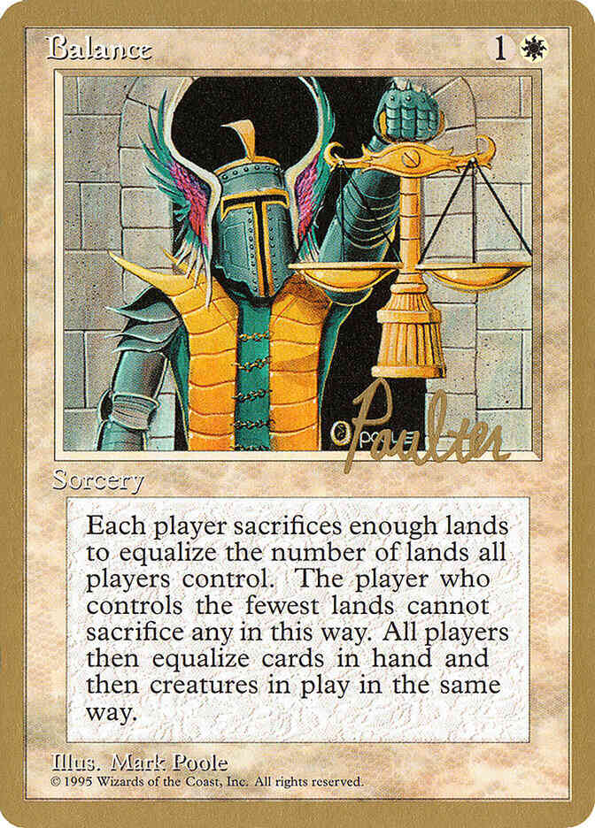 Balance [pp6] [Preston Poulter] [Pro Tour Collector Set] [Non-Foil]