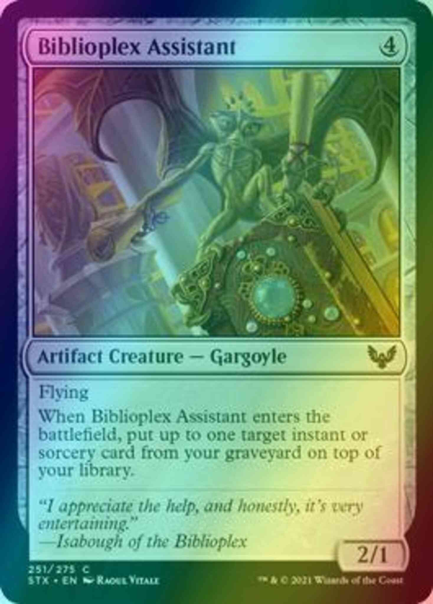 Biblioplex Assistant [251] [Strixhaven: School of Mages] [Foil]