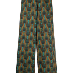 Ozwald Boateng Elastic waist printed cotton trousers