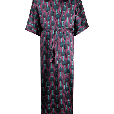 Ozwald Boateng Printed silk kimono dress
