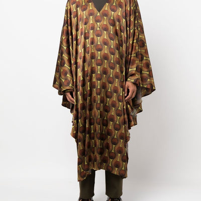 Ozwald Boateng Printed silk kaftan