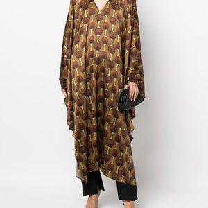 Ozwald Boateng Printed silk kaftan
