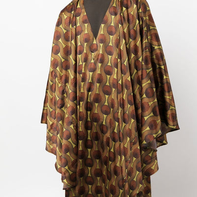 Ozwald Boateng Printed silk kaftan