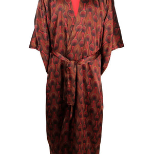 Ozwald Boateng Printed silk long kimono