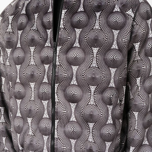 Ozwald Boateng Printed velvet bomber jacket