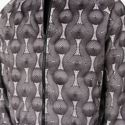 Ozwald Boateng Printed velvet bomber jacket